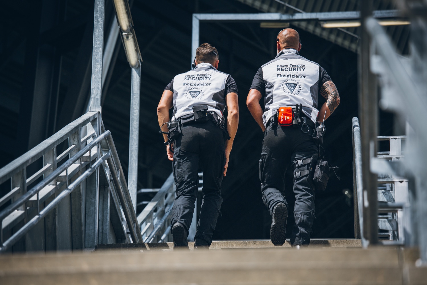BFS-Sicherheitsmitarbeiter im Einsatz